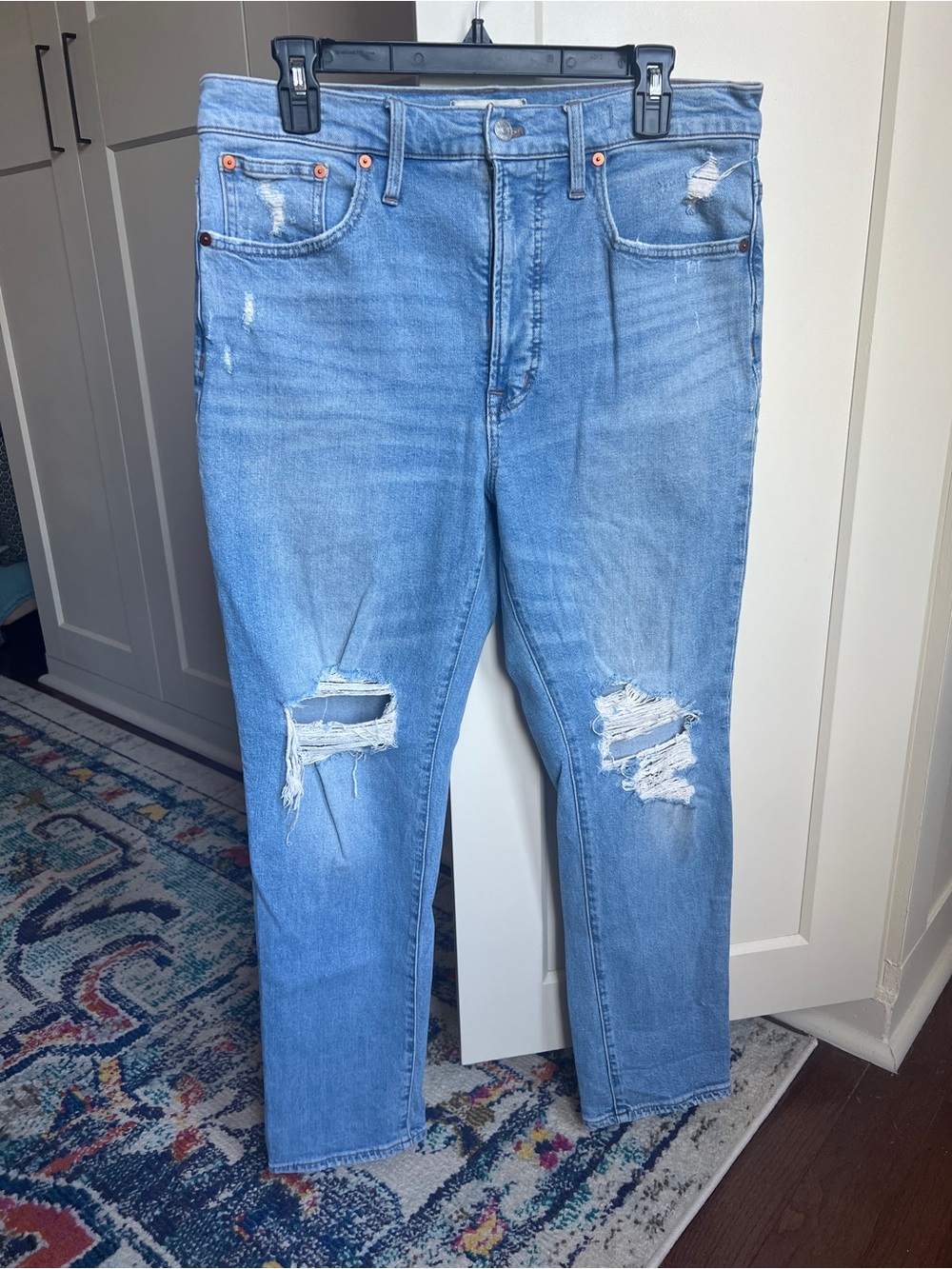 Madewell The Perfect Vintage Jean Distressed Edition - Size 30 blue Jean